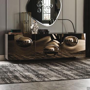 Paramount bronze mirror sideboard by Cattelan