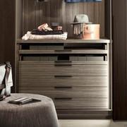 Player wardrobe interior fittings - chest of drawers with 6 drawers, four of them with matching frons + 2 open (drawer and wardrobe back panel finish not available)