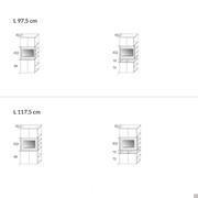 Pacific wardrobe with TV panel with doors - Models and measurements