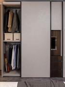 Pacific wardrobe element with TV panel - can be paired with hinged or sliding-door wardrobes from the Pacific collection