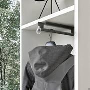 Pull-out clothes hanger for a cm 46,2 deep wardrobe