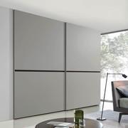 Arkansas sliding door wardrobe with horizontal recess grip creating a pleasant contrast of materials