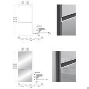 Specific scheme and measurements for Arkansas wardrobe with sliding doors