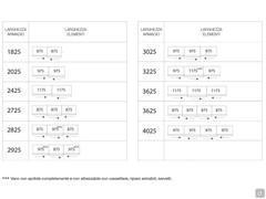 Modular compositions available for the Virginia sliding wardrobe