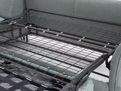 Close up of the electro-welded bed base