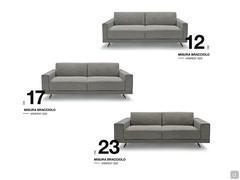 Balmoral sectional and versatile sofa bed with three different armrest sizes