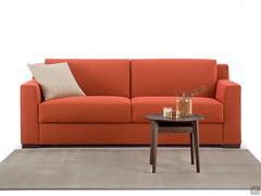 Hector sofa bed covered in orange fabric sofa 