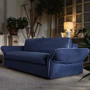 Camelia is a modern sofa bed with down cushions