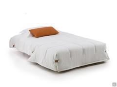 Derby futon bed open in the version with large single mattress