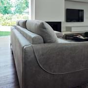 Detail of Litchis sofa bed in single colour version 