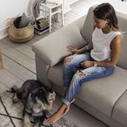 Harley sofa bed wuith storage arm structure that can be open just lifting the cushion