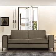 Norton sofa bed with contrast piping on the armrests