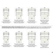 Norton sofa bed - models and measurements with standard and maxi mattresses