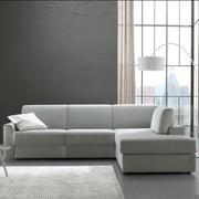 Derek elegant sofa bed with mattress and dormeuse