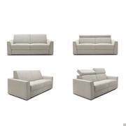 Derek sofa bed with arm with shaped corner in the basic verison or with adjustable headrest