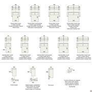 Derek sofa bed - models and measurements (straight arm)