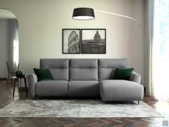 Prado modern relax sofa with motorised mechanism for seat and back