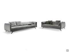 Sofas Saddle by Bonaldo, with perimeter insert in armrests