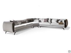 Sofa Saddle by Bonaldo in an impressive corner composition.