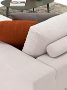 Natural down back cushions for soft and comfortable support