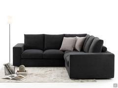 Corner model of the sofa Hyeres available in a wide range of removable covers