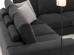 Functional roll cushions integrated with the back cushions for maximum comfort