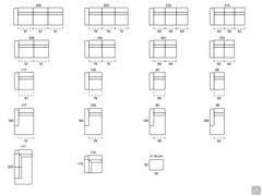 Newport sofa - specific measurements of linear sofas