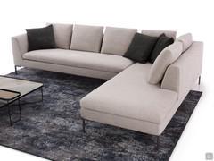 Antigua corner sofa with meridienne in the 324x297 cm model