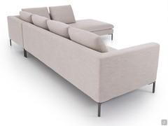 A view of the Antigua sofa with peninsula from the back