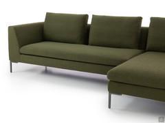 Sofa Antigua modern with feather back cushions