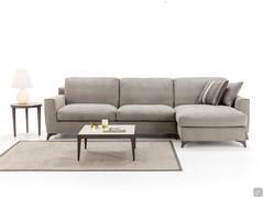 Elwood sofa with chaise longue and fabric cover