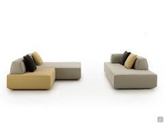 Prisma sofa in a layout with chaise longue, 210x180 cm and a 210x105 cm 3-seater element