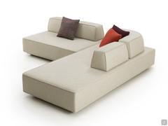 Prisma modular sofa with movable cushions