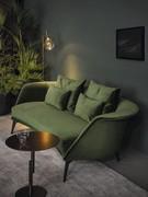 Lovy sofa by Bonaldo with a low backrest