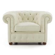 Chester classic armchair in Lord 9320 tufted leather