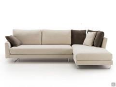 Front view of Harold L-shaped sofa