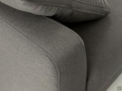 Detail of the compact armrest with essential shapes