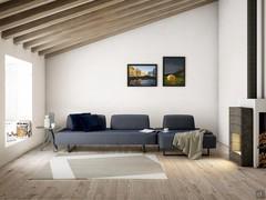 Prisma Air sofa pictured in a modern environment