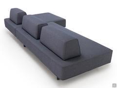 Detail of the single cushion and backrests