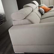 Bruce sofa - detail of the reclining headrests