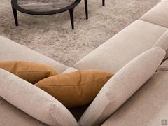 Detail of the corner element of the Cassis sofa