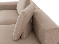 Detail of the back cushions with rear support