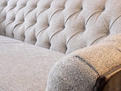 Yale sofa in a modern reinterpretation of the chesterfield style