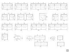 Belfast sofa - models and measurements