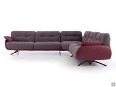 Belfast corner sofa with two-tone cover