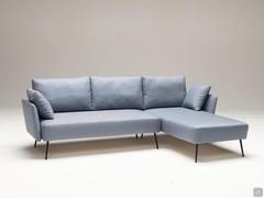 Sofa with shallow chaise longue Toledo cm 233 p.153