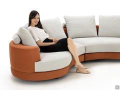 Seating style on Messico sofa