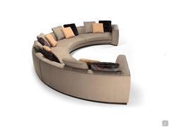 490 x 275 cm semicircular Preston sofa