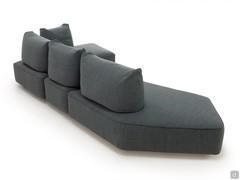 Back view of Prisma Rock sofa