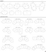 Example of possible layouts with Prisma Rock modular elements